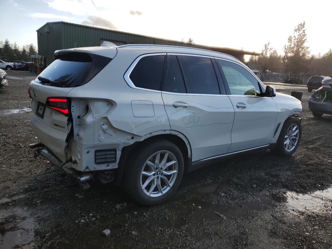 2021 BMW X5 VIN 5UXTA6C04M9H52389 Copart auction photo, front end / rear end damage thumbnail 3