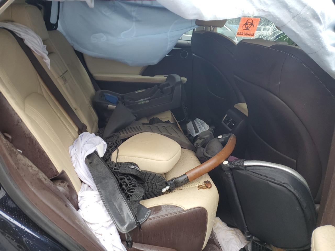 2019 Lexus RX VIN 2T2ZZMCA8KC148958 Copart auction photo, side / top/roof damage thumbnail 11