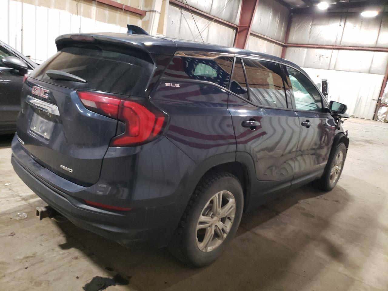 2018 GMC Terrain VIN 3GKALTEV5JL199170 Copart auction photo, front end damage thumbnail 3