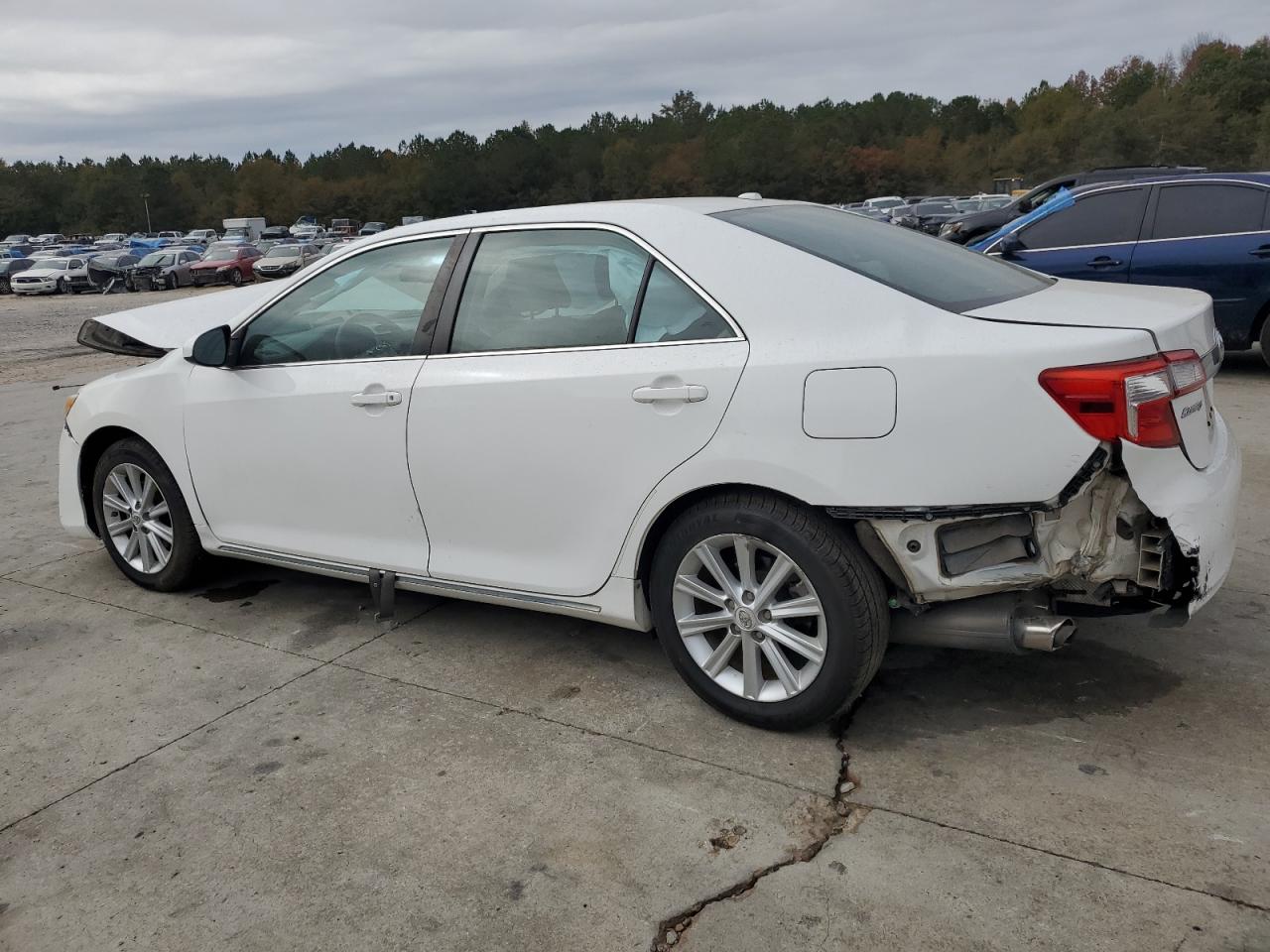 2013 Toyota Camry VIN 4T1BK1FK1DU020964 Copart auction photo, front end / rear end damage thumbnail 2