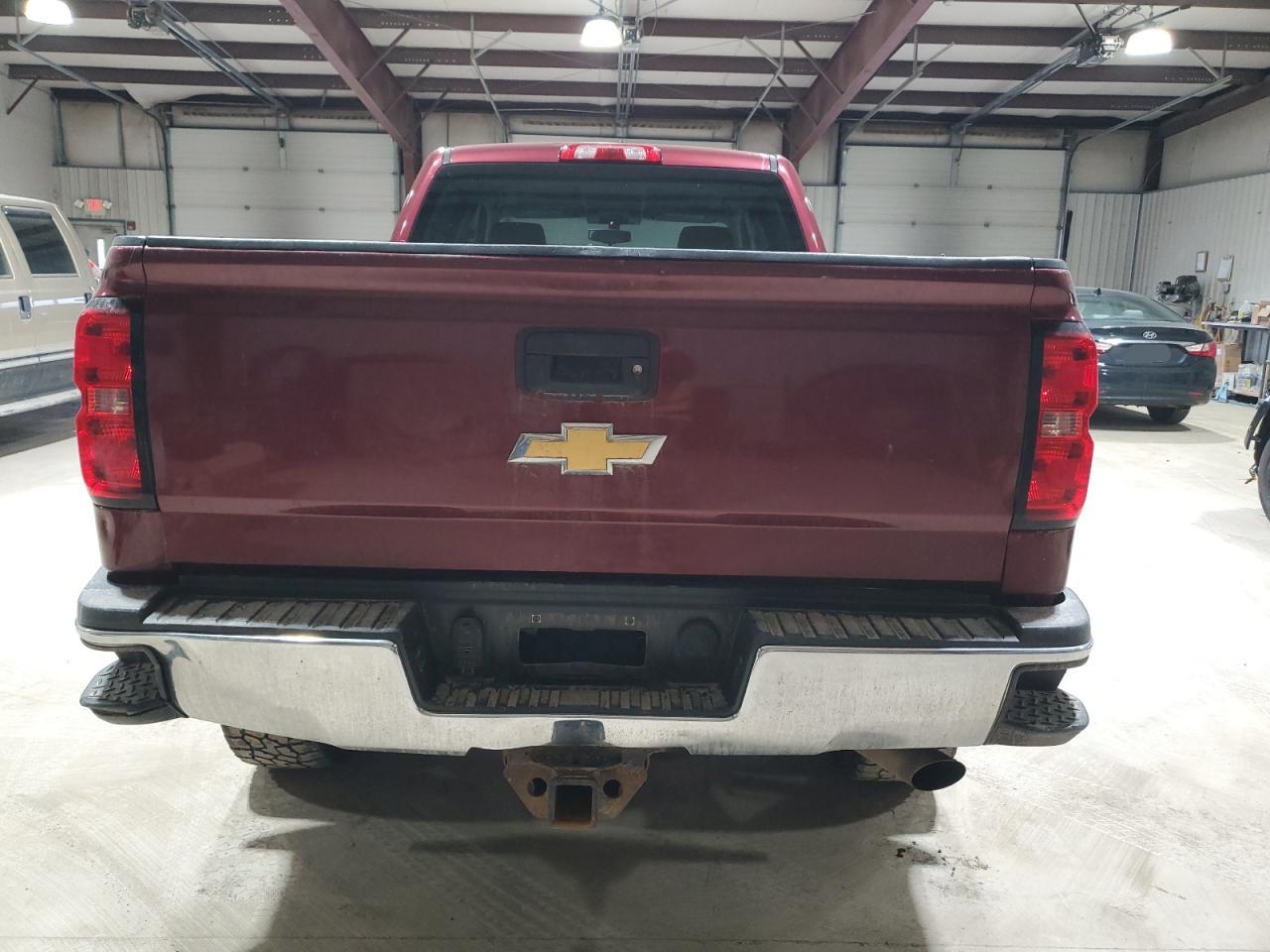 2015 Chevrolet Silverado VIN 1GC1KVEG8FF614432 Copart auction photo, front end / side damage thumbnail 6