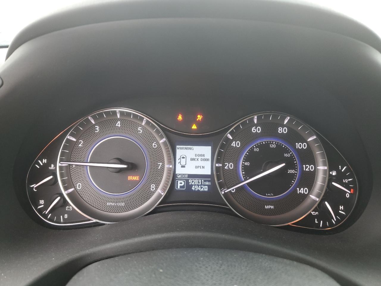 2013 Infiniti QX56 VIN JN8AZ2NC2D9350227 Copart auction photo, rear end / front end damage thumbnail 9