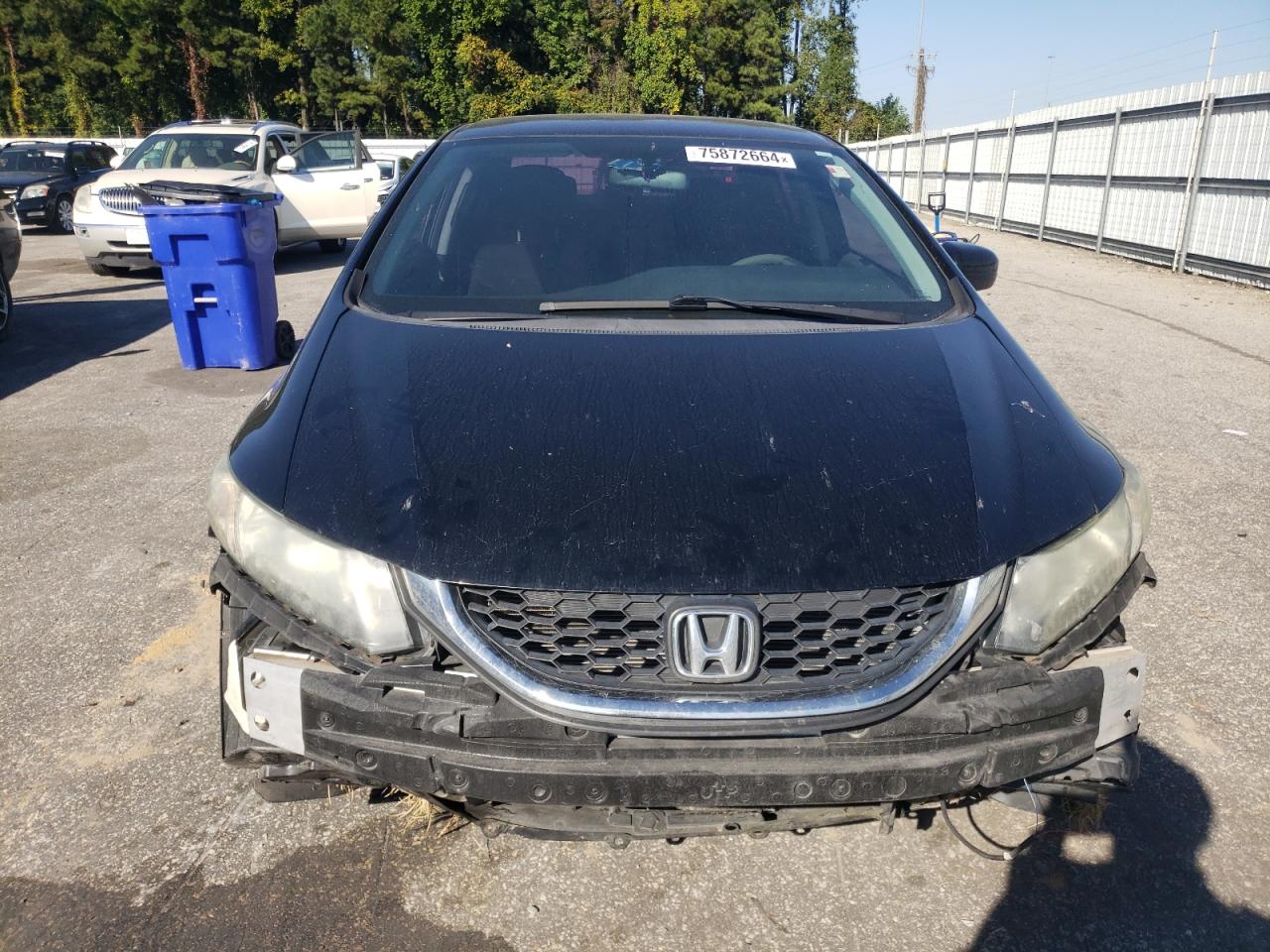 2014 Honda Civic VIN 19XFB2F5XEE020886 Copart auction photo, front end damage thumbnail 5