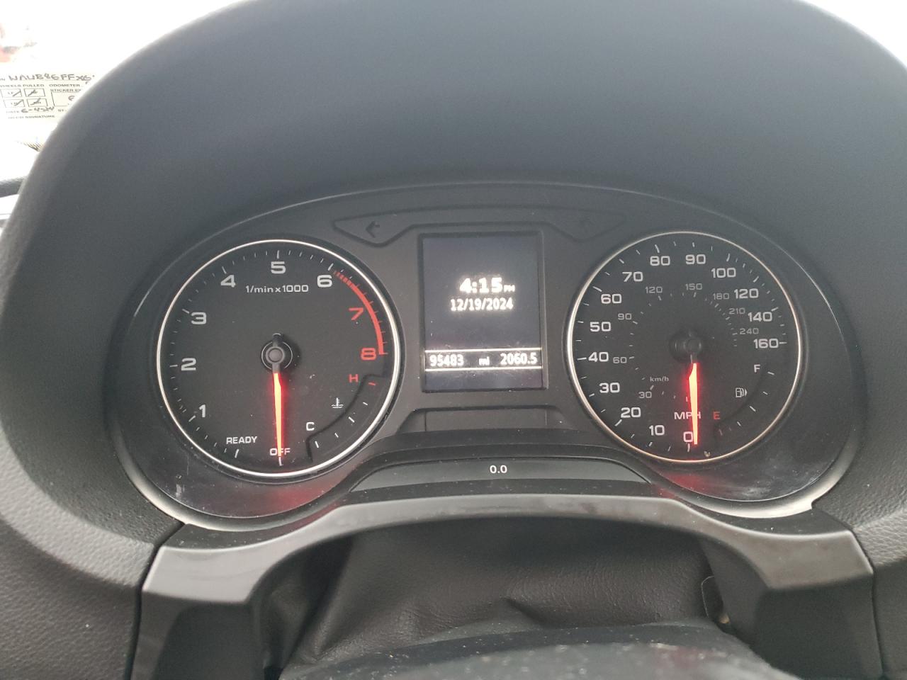 2016 Audi A3 VIN WAUB8GFFXG1076980 Copart auction photo, front end damage thumbnail 9
