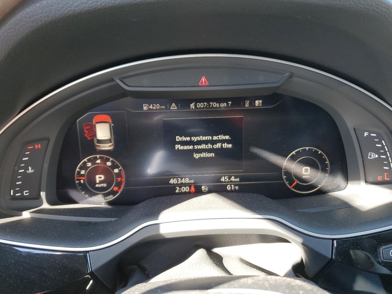 2019 Audi Q7 VIN WA1LAAF7XKD033405 Copart auction photo, side / rear end damage thumbnail 9