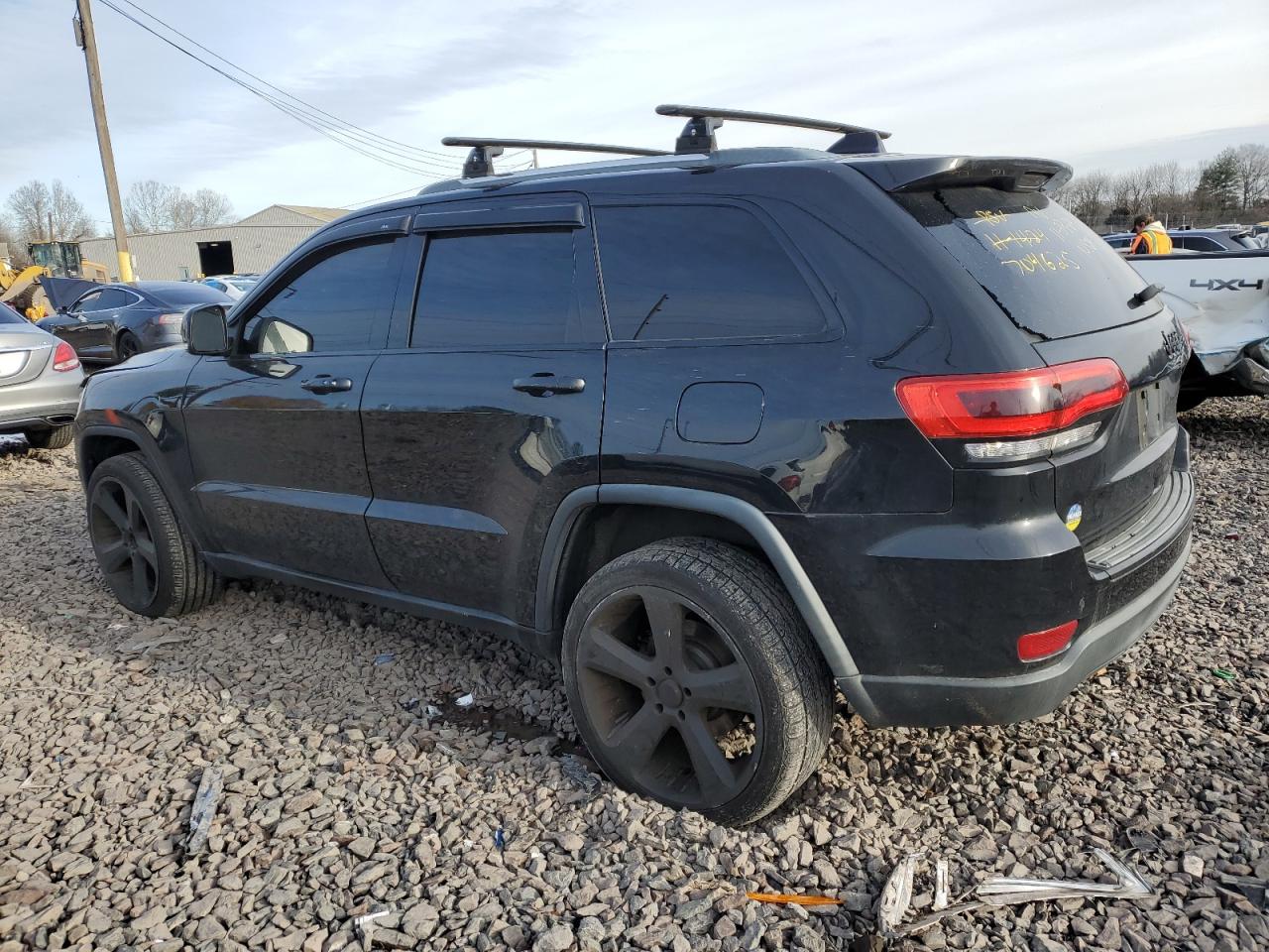 2015 Jeep Grand Cherokee VIN 1C4RJFBG7FC704625 Copart auction photo, vandalism damage thumbnail 2