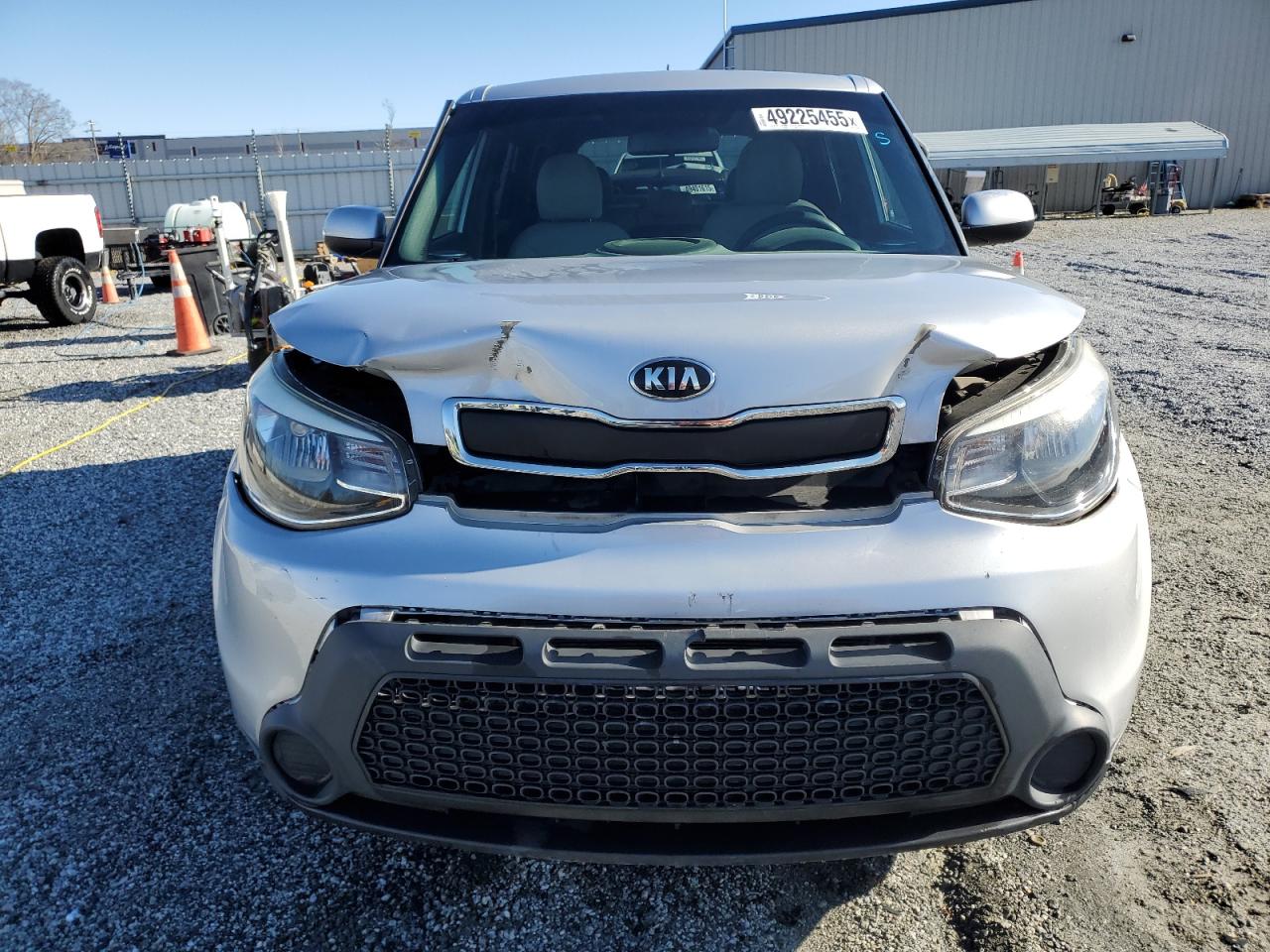2015 KIA Soul VIN KNDJN2A24F7806893 Copart auction photo, front end damage thumbnail 5