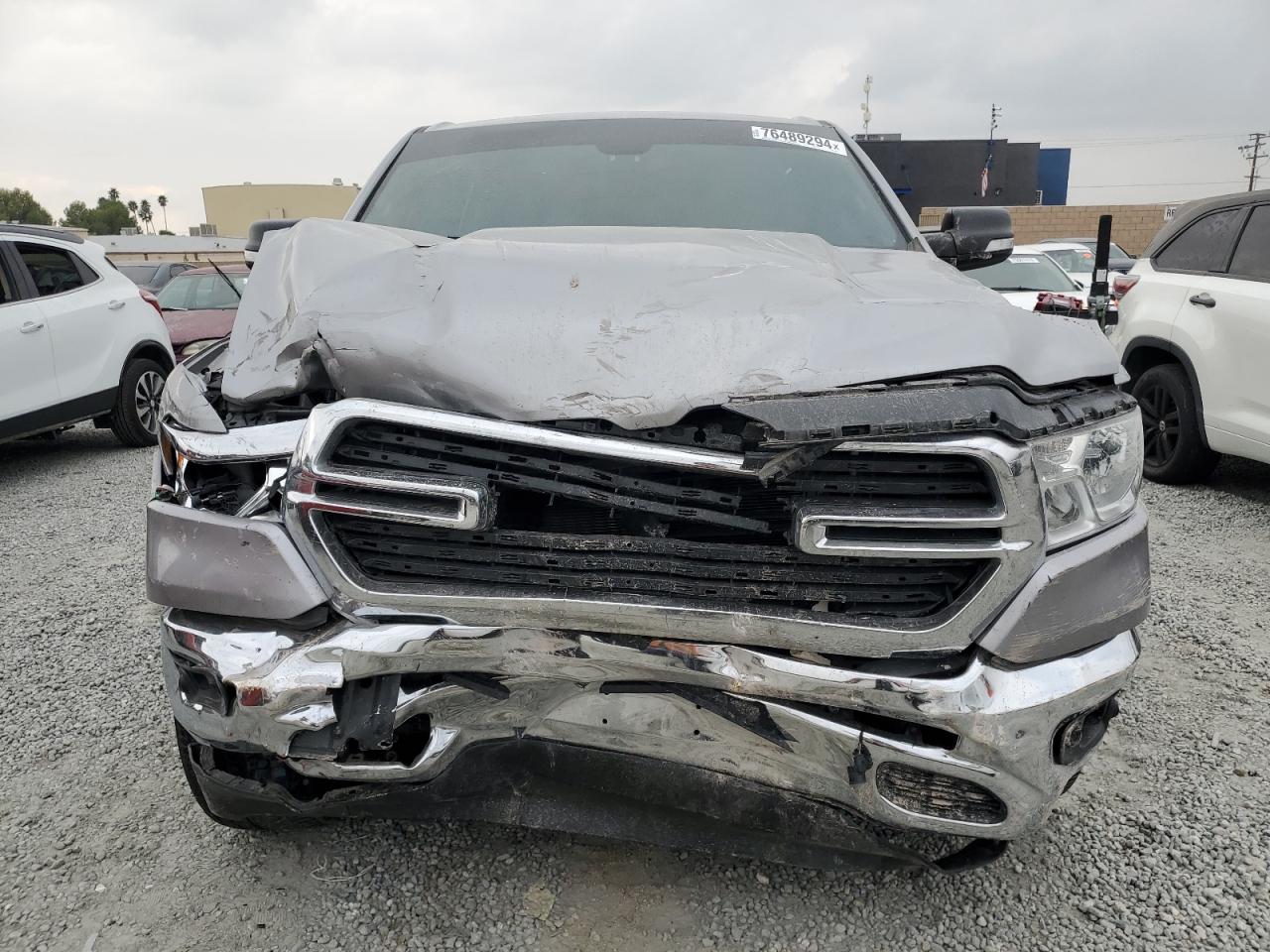 2020 RAM 1500 VIN 1C6SRFFT7LN400154 Copart auction photo, front end / side damage thumbnail 5