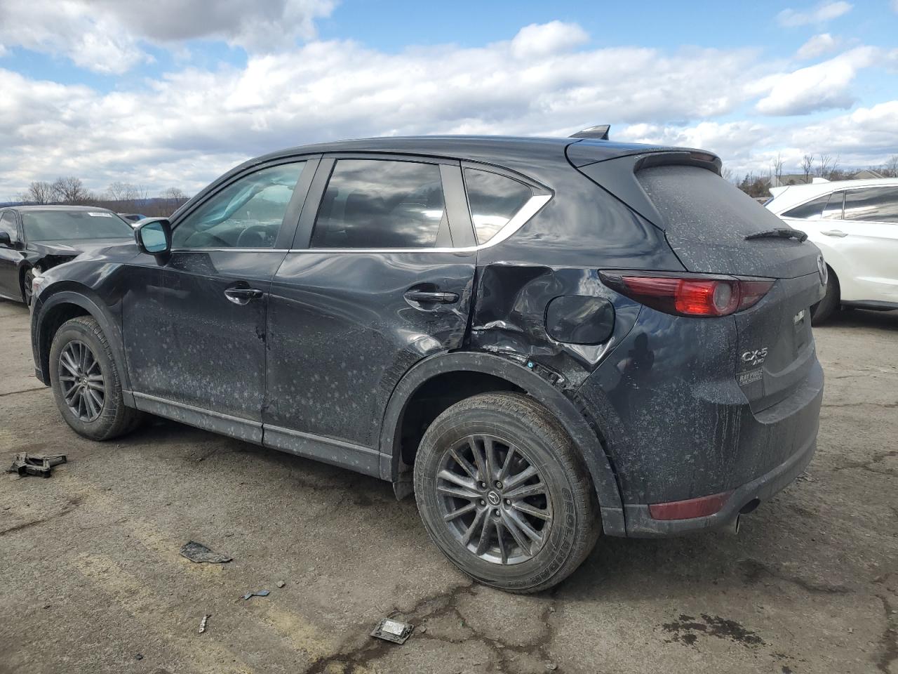 2021 Mazda CX-5 VIN JM3KFBCMXM0318433 Copart auction photo, rear end / side damage thumbnail 2
