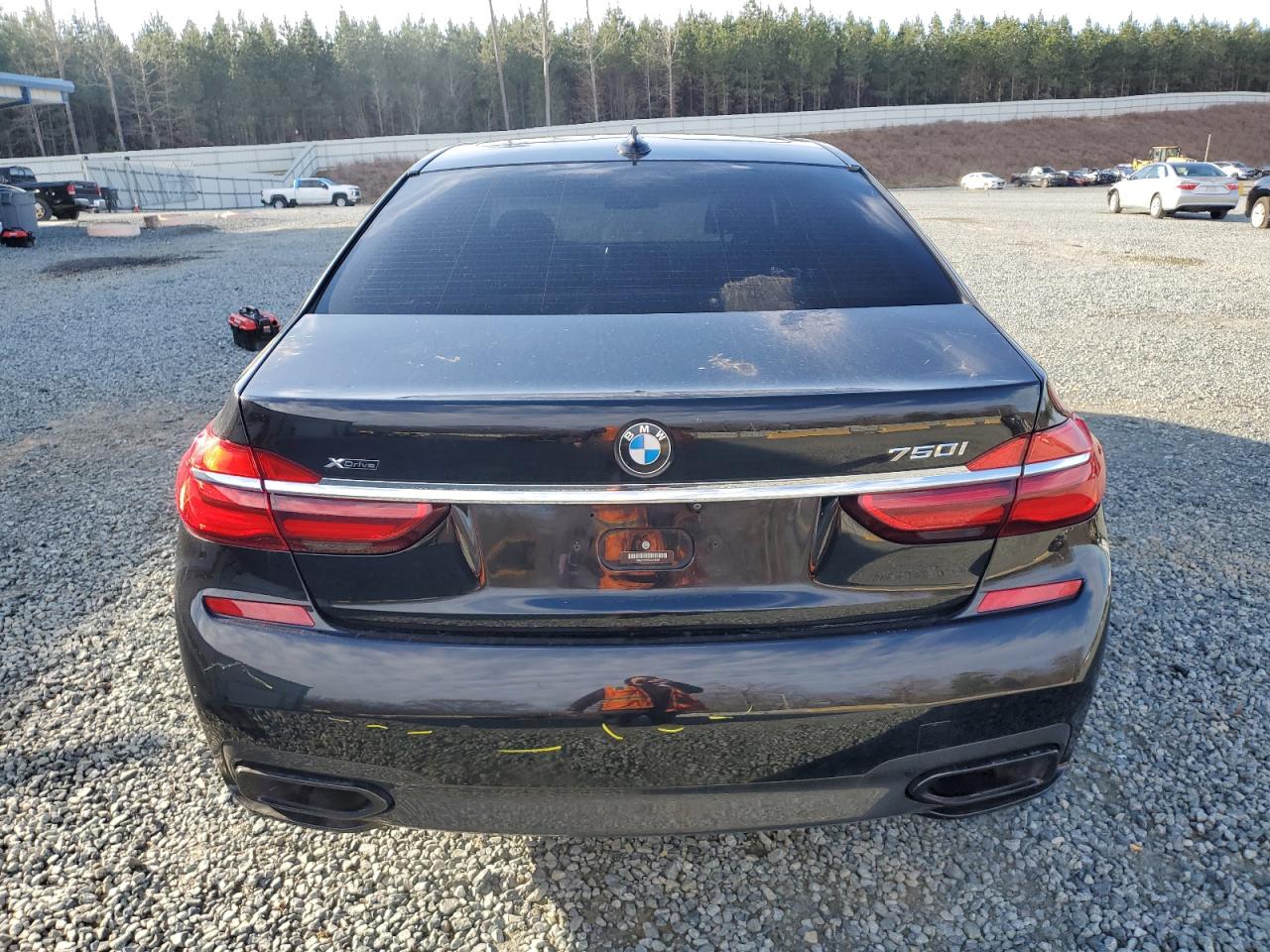 2016 BMW 7er VIN WBA7F2C53GG418308 Copart auction photo, front end / undercarriage damage thumbnail 6