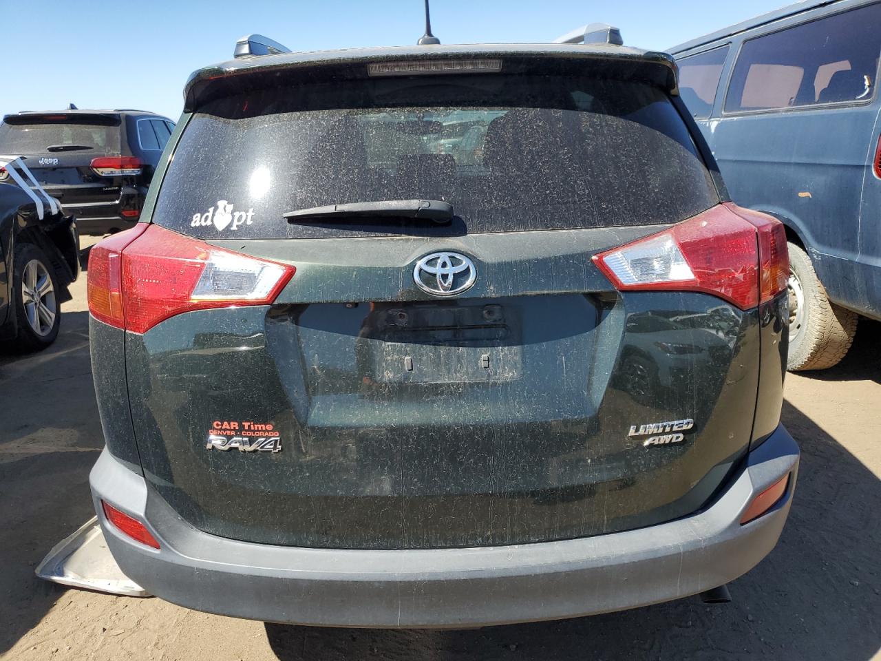 2013 Toyota RAV 4 VIN 2T3DFREV5DW119236 Copart auction photo, hail damage thumbnail 6
