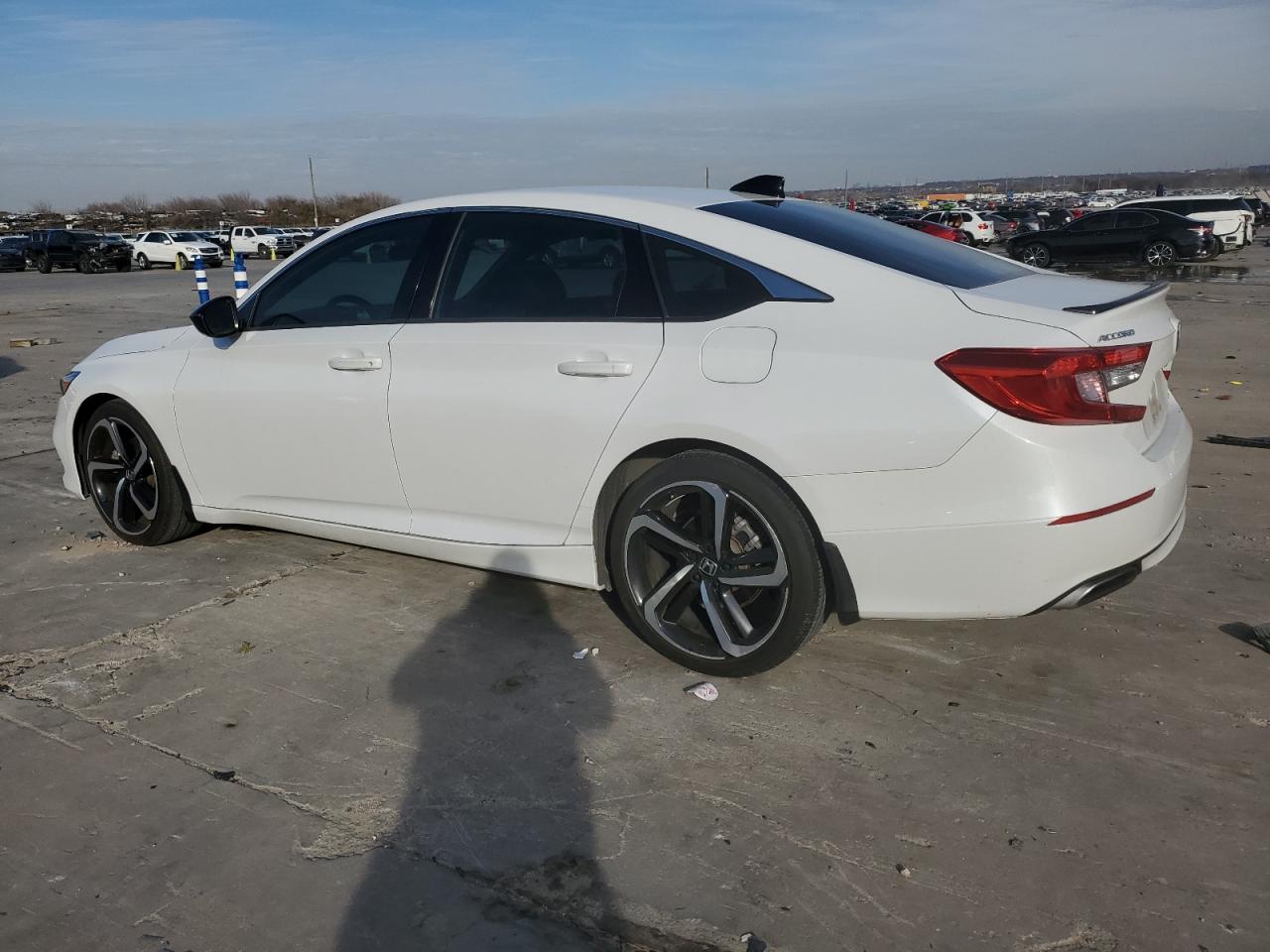 2021 Honda Accord VIN 1HGCV1F34MA087568 Copart auction photo, side damage thumbnail 2