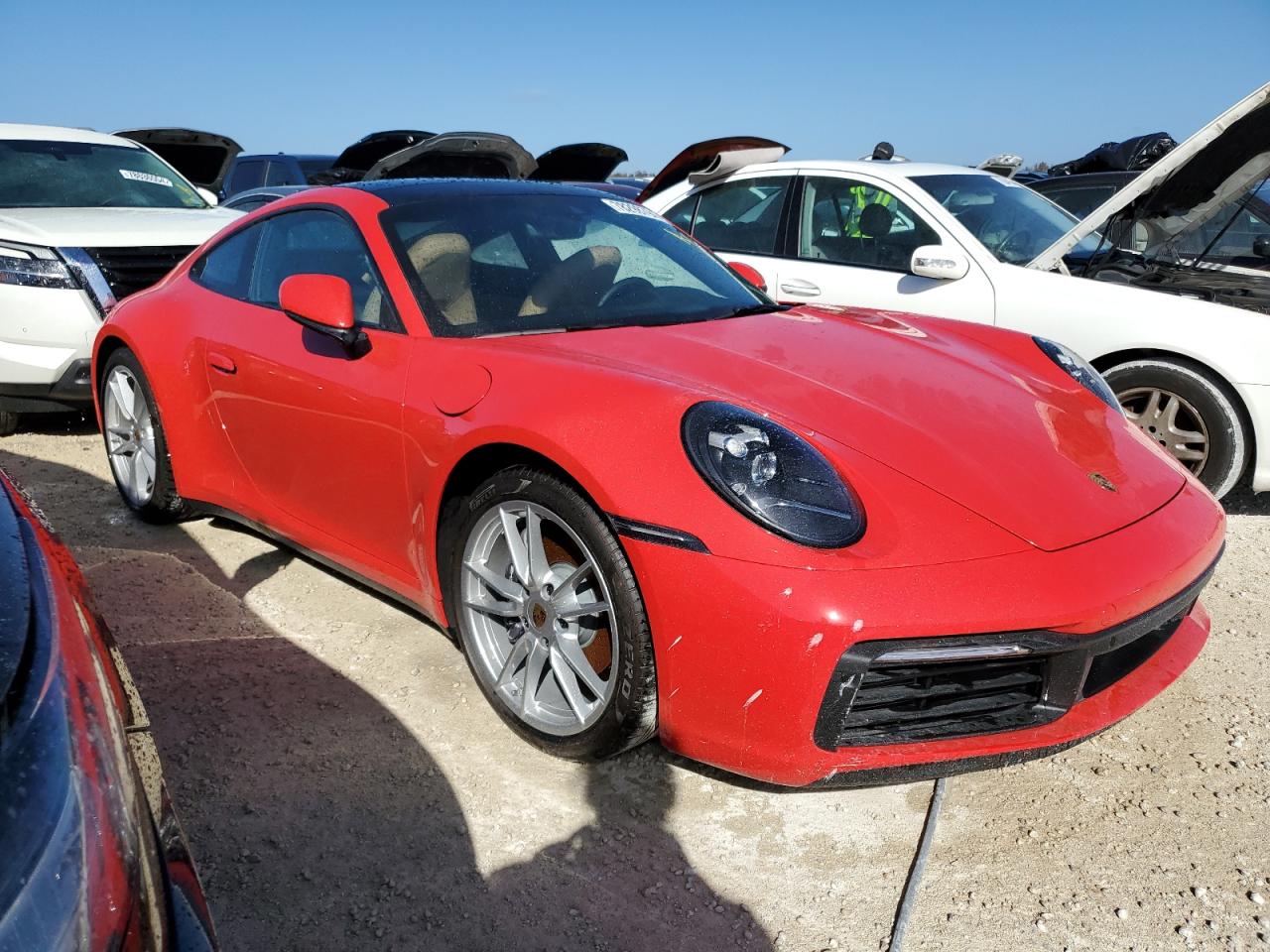 2022 Porsche 911 VIN WP0AA2A92NS205440 Copart auction photo, water/flood damage thumbnail 4