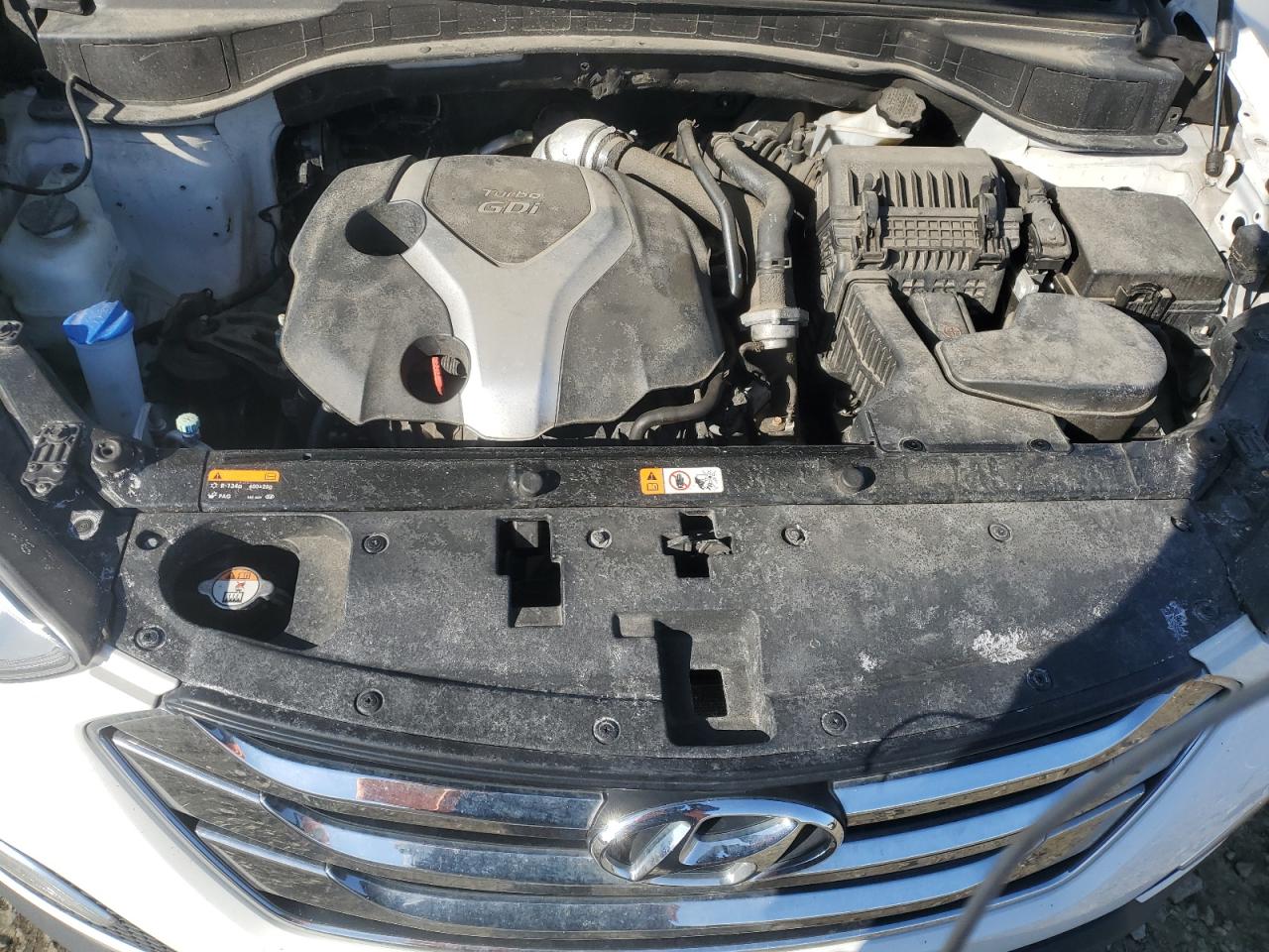2013 Hyundai Santa Fe VIN 5XYZWDLA1DG064744 Copart auction photo, front end damage thumbnail 12