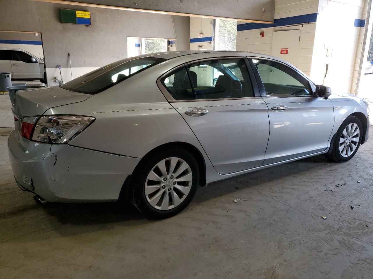 2014 Honda Accord VIN 1HGCR2E72EA215662 Copart auction photo, rear end / side damage thumbnail 3