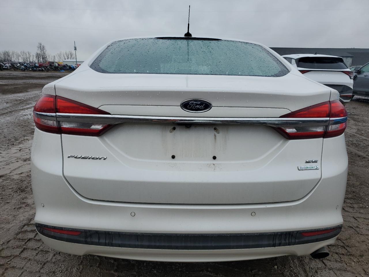 2017 Ford Fusion VIN 3FA6P0HDXHR405734 Copart auction photo, front end / side damage thumbnail 6