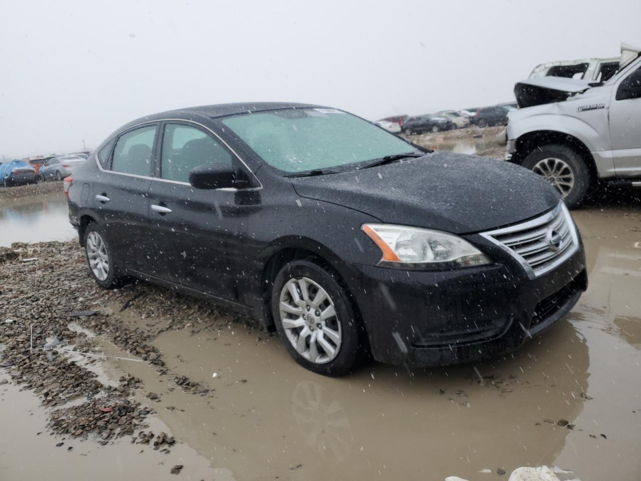 2013 Nissan Sentra VIN 3N1AB7AP5DL684719 Copart auction photo, rear end damage thumbnail 4
