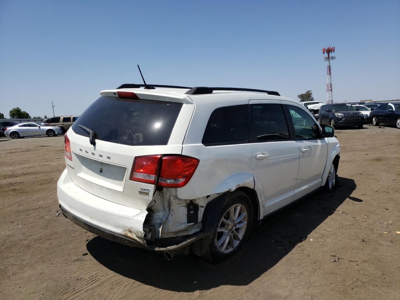 2015 Dodge Journey VIN 3C4PDCBG7FT742583 Copart auction photo, front end / undercarriage damage thumbnail 4