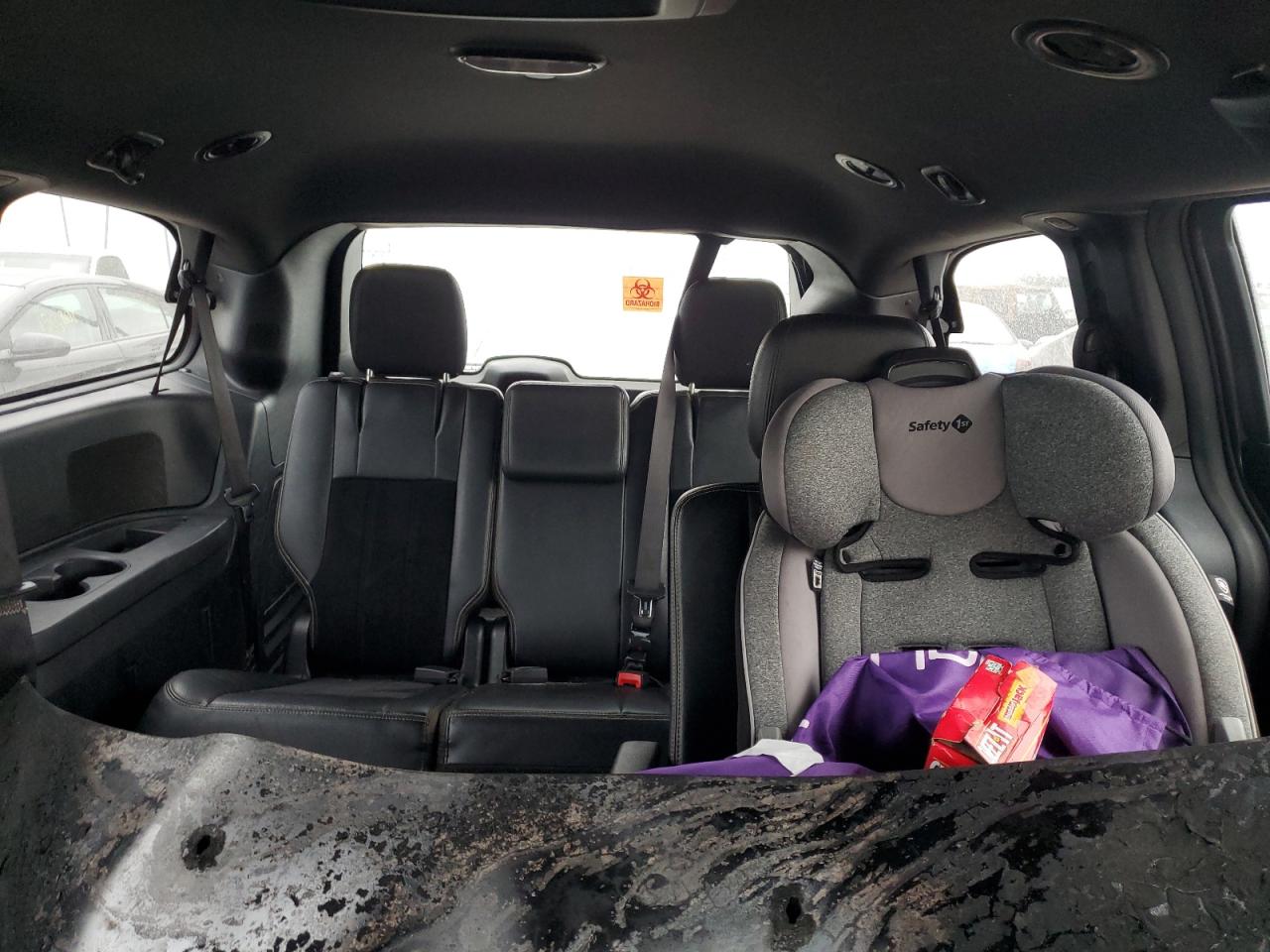 2017 Dodge Caravan VIN 2C4RDGCG7HR612159 Copart auction photo, burn - engine damage thumbnail 10