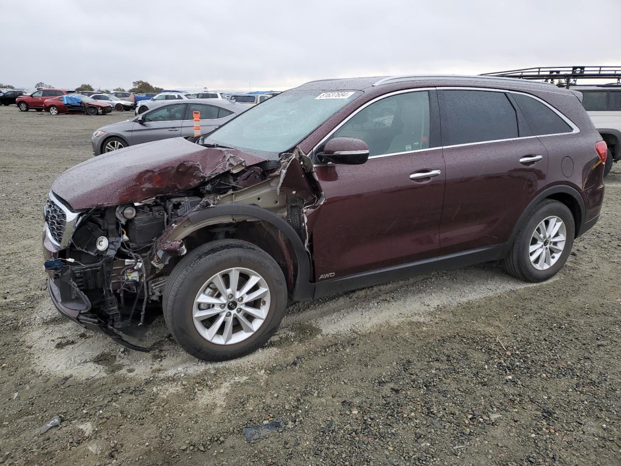 2019 KIA Sorento VIN 5XYPGDA53KG448824
