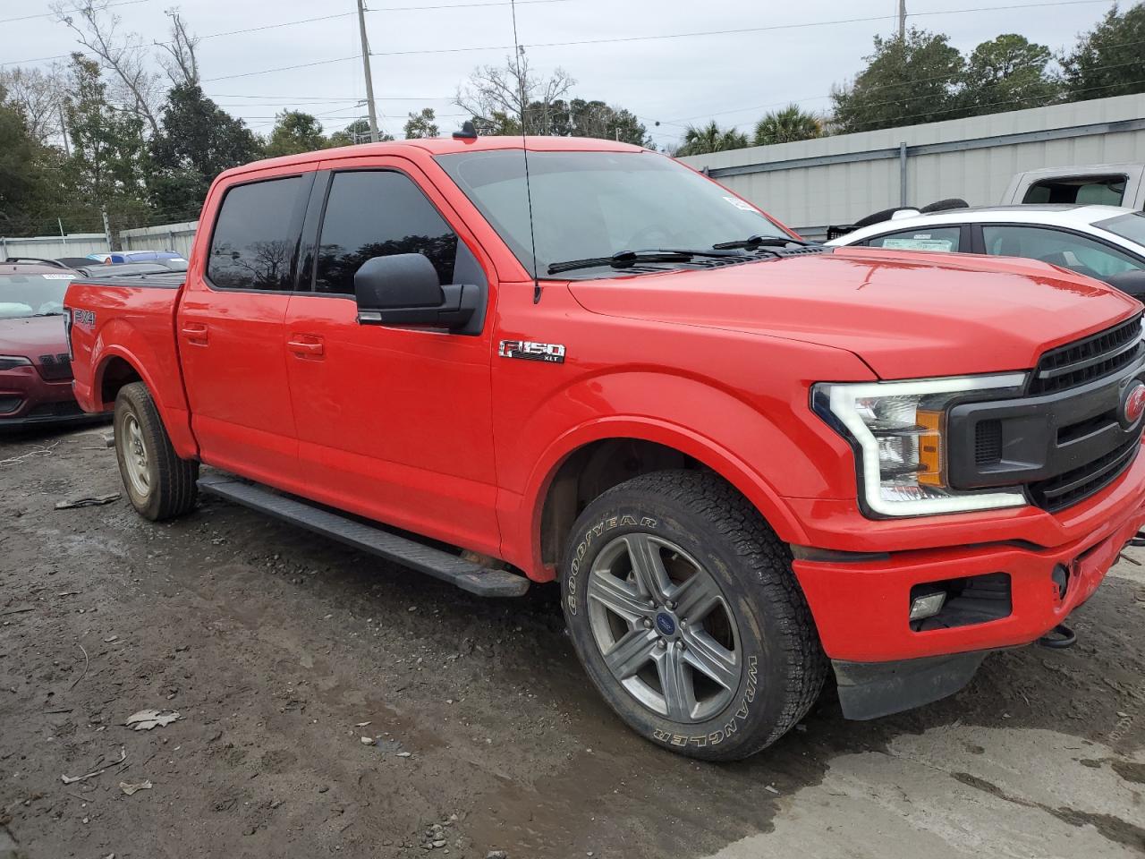 2019 Ford F-150 VIN 1FTEW1E4XKKF08733 Copart auction photo, front end damage thumbnail 4