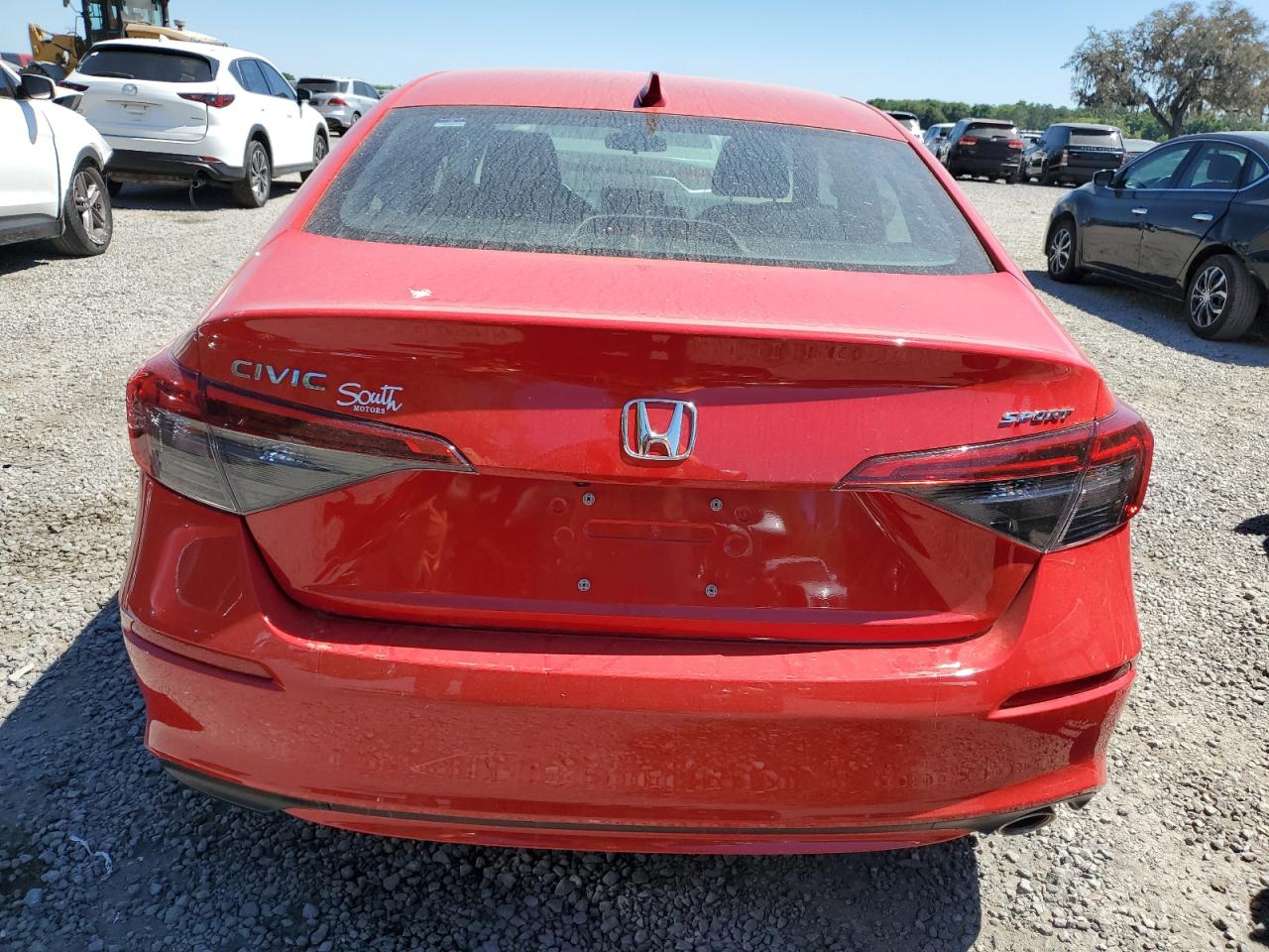 2023 Honda Civic VIN 2HGFE2F53PH549208 Copart auction photo, undercarriage / side damage thumbnail 6
