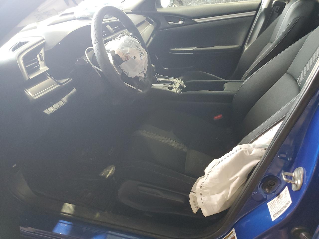 2019 Honda Civic VIN 2HGFC2F65KH538251 Copart auction photo, front end / side damage thumbnail 7