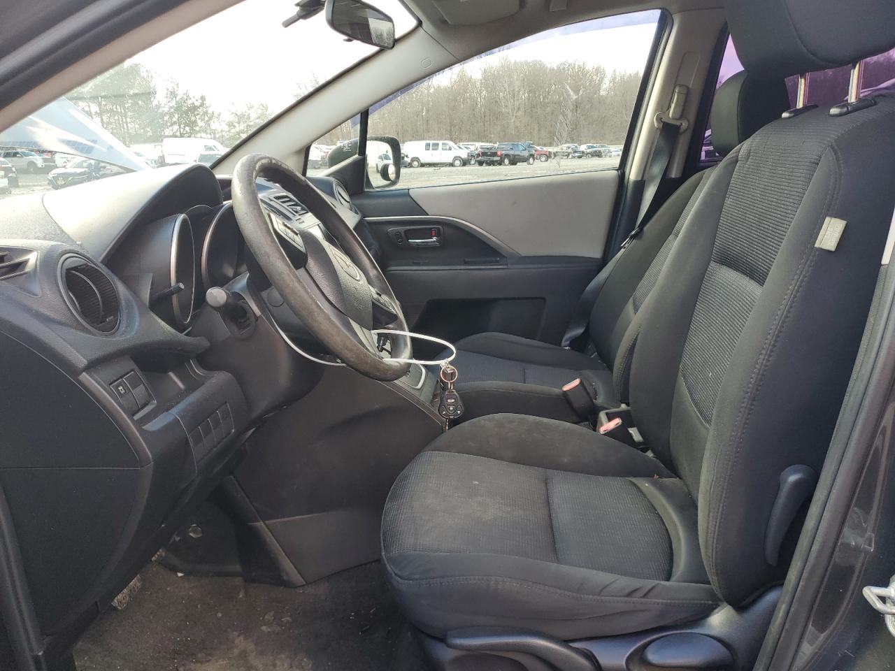 2013 Mazda 5 VIN JM1CW2BL8D0155917 Copart auction photo, front end / side damage thumbnail 7