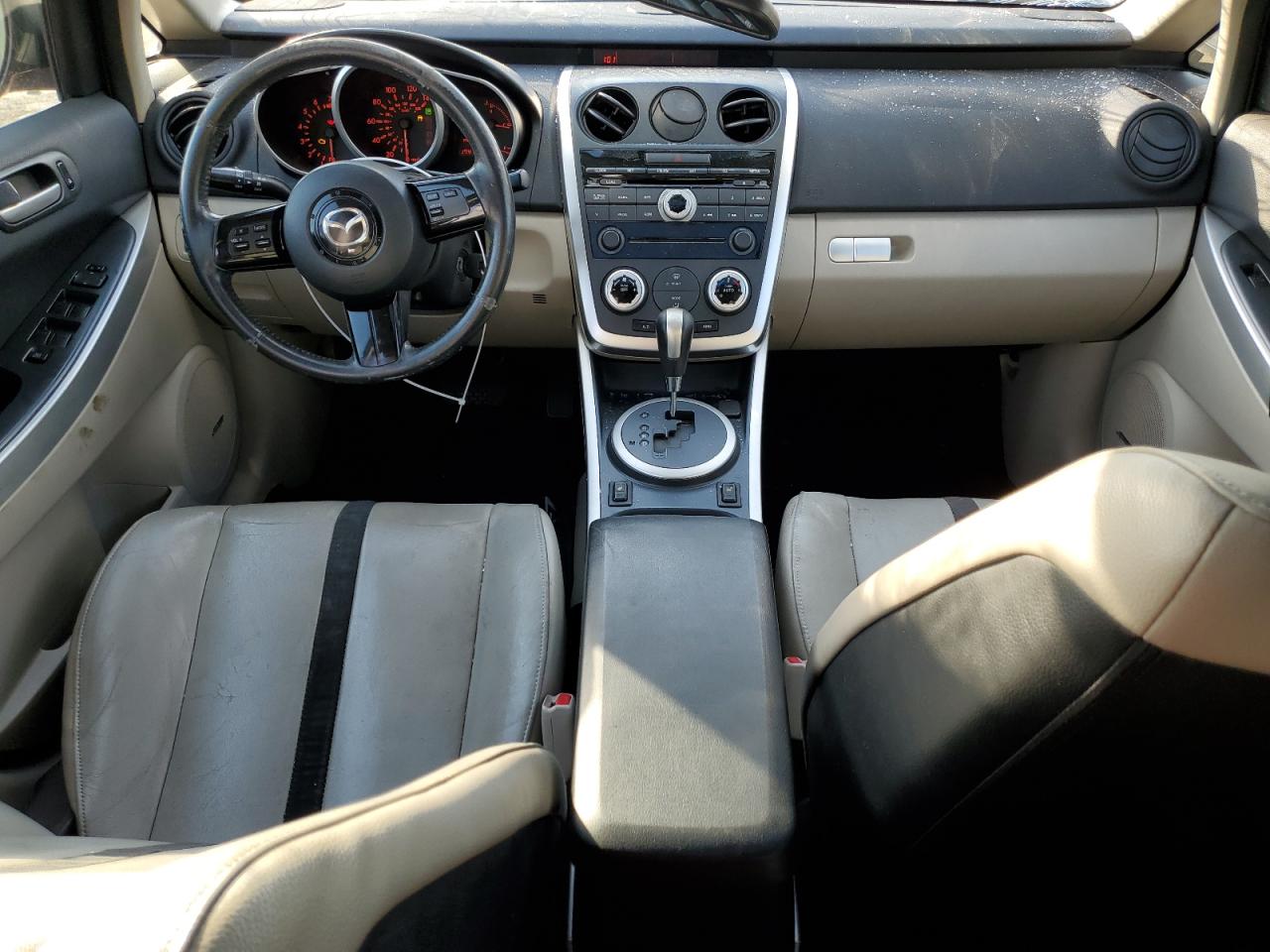 2008 Mazda CX-7 VIN JM3ER293380190903 Copart auction photo, front end / side damage thumbnail 8