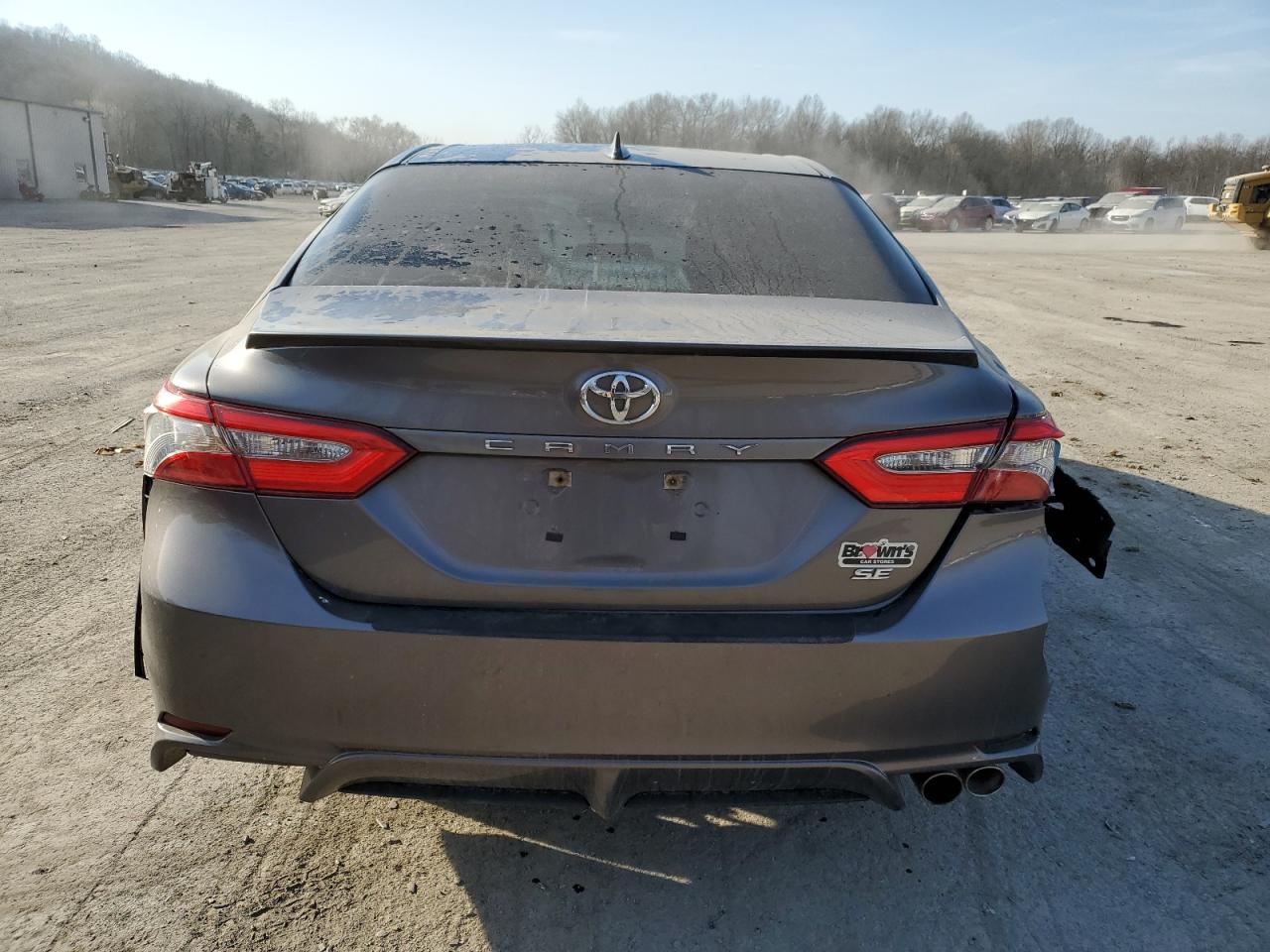 2018 Toyota Camry VIN 4T1B11HK6JU012418 Copart auction photo, rear end / side damage thumbnail 6