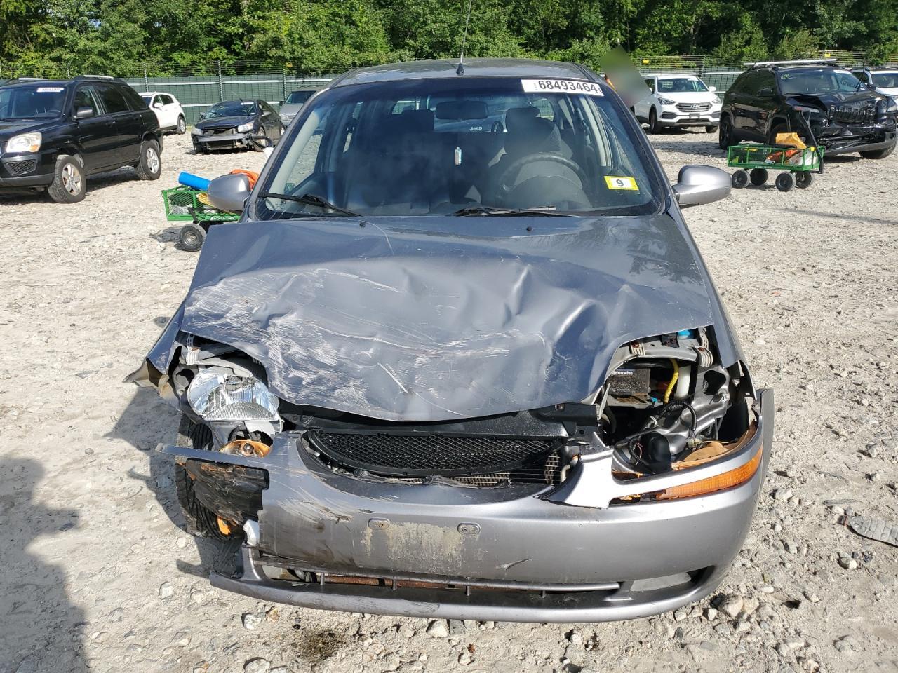 2006 Chevrolet Aveo VIN KL1TD66676B670083 Copart auction photo, front end damage thumbnail 5