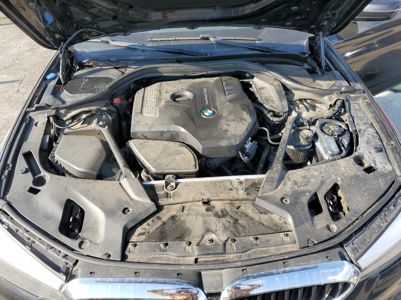 2018 BMW 5er VIN WBAJA5C5XJWA36458 Copart auction photo, rear end / side damage thumbnail 11