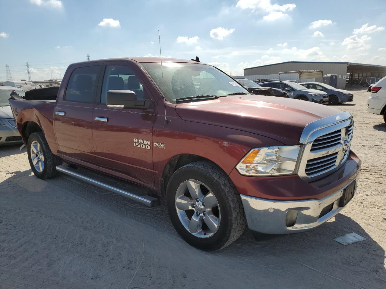 2018 RAM 1500 VIN 3C6RR6LT3JG146032 Copart auction photo, rear end damage thumbnail 4