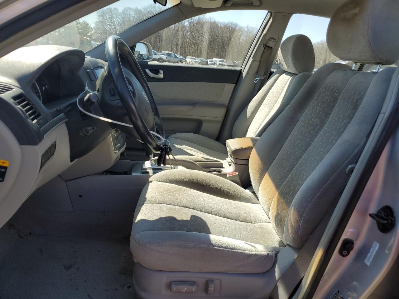 2007 Hyundai Sonata VIN 5NPET46C67H224294 Copart auction photo, side damage thumbnail 7