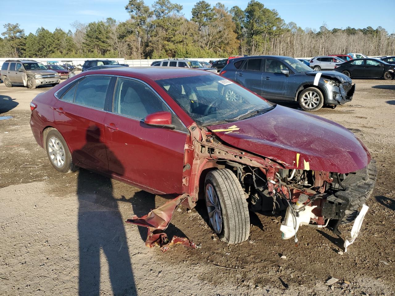2016 Toyota Camry VIN 4T1BF1FK8GU999570 Copart auction photo, all over damage thumbnail 4