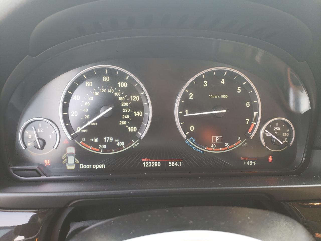 2014 BMW 5er VIN WBA5A7C57ED618965 Copart auction photo, side damage thumbnail 9