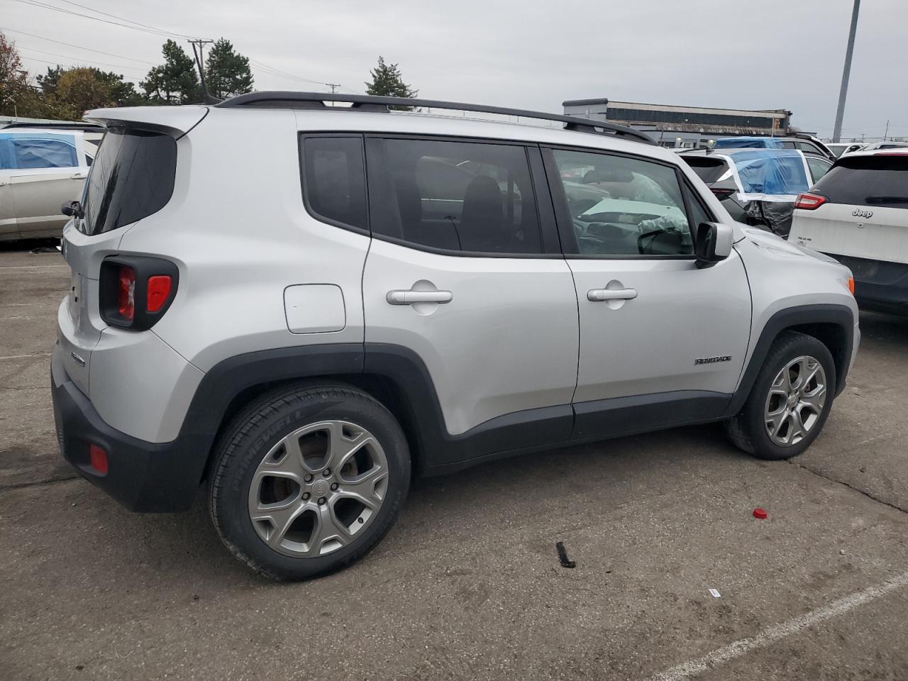2019 Jeep Renegade VIN ZACNJABB8KPK60289 Copart auction photo, front end / side damage thumbnail 3