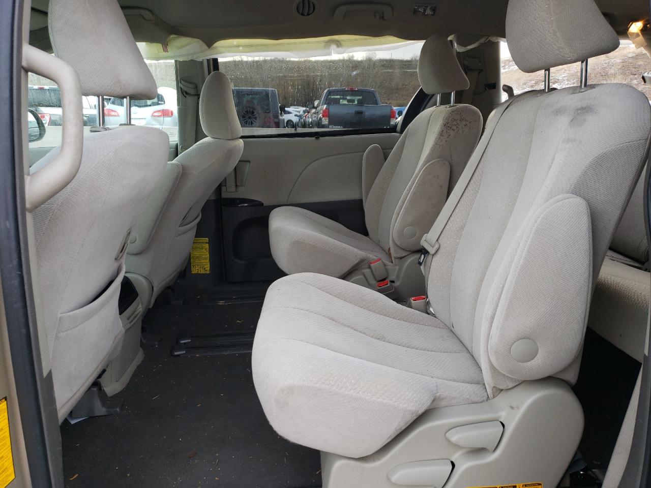 2011 Toyota Sienna VIN 5TDKK3DC9BS035967 Copart auction photo, side / rear end damage thumbnail 12