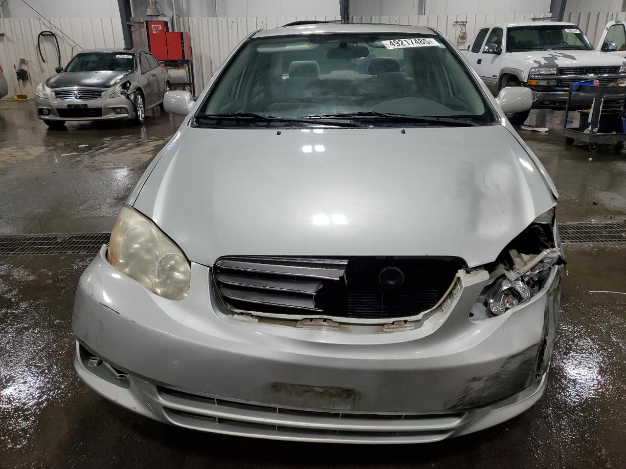2003 Toyota Corolla VIN 2T1BR32E23C087337 Copart auction photo, front end damage thumbnail 5