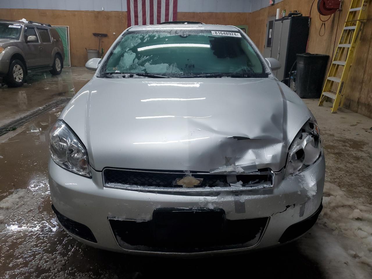 2013 Chevrolet Impala VIN 2G1WC5E34D1121909 Copart auction photo, front end / minor dent/scratches damage thumbnail 5