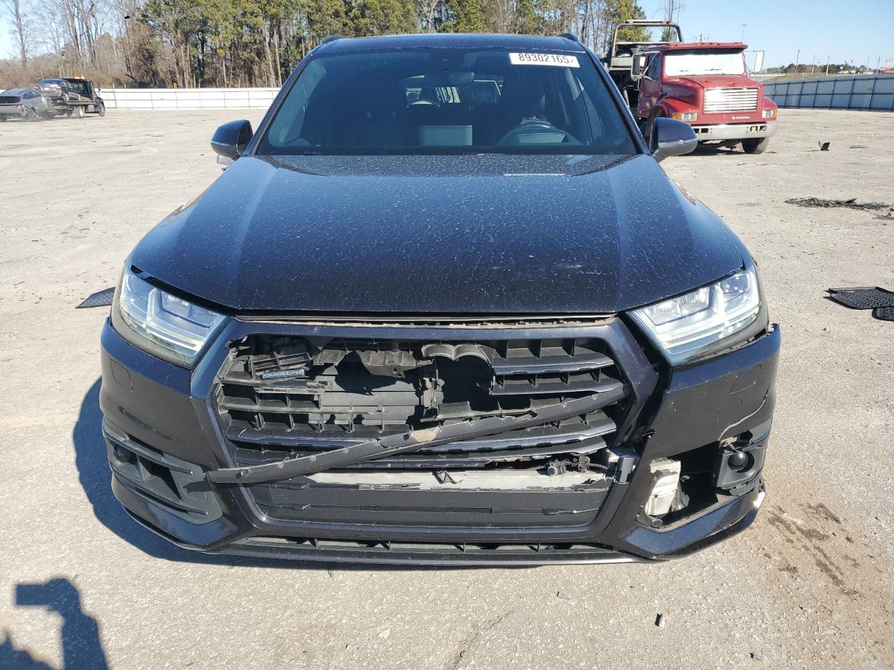 2018 Audi Q7 VIN WA1VAAF75JD037983 Copart auction photo, front end / frame damage damage thumbnail 5