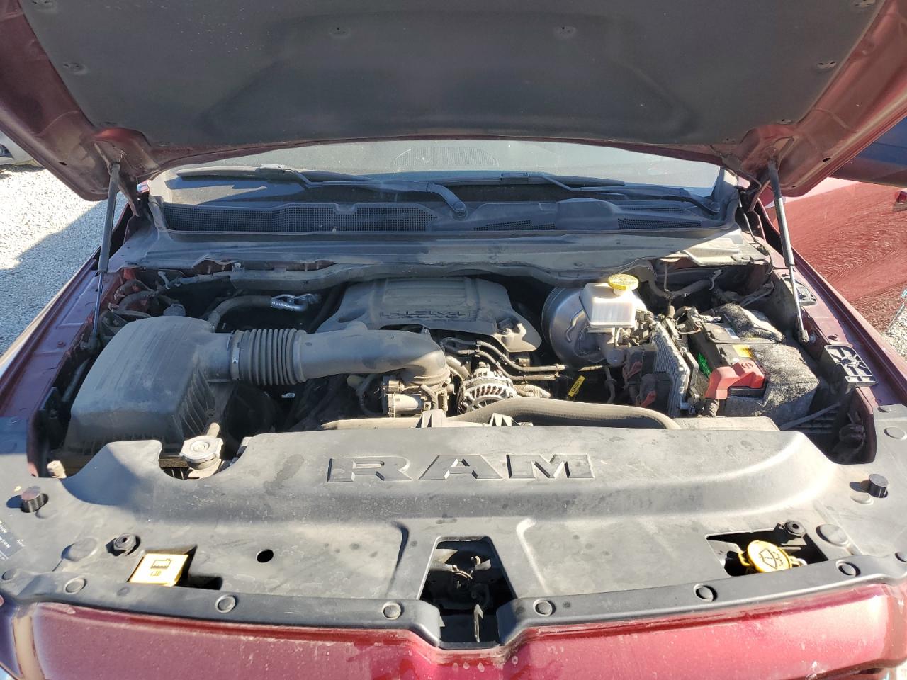 2019 RAM 1500 VIN 1C6RREFT6KN706463 Copart auction photo, all over damage thumbnail 11