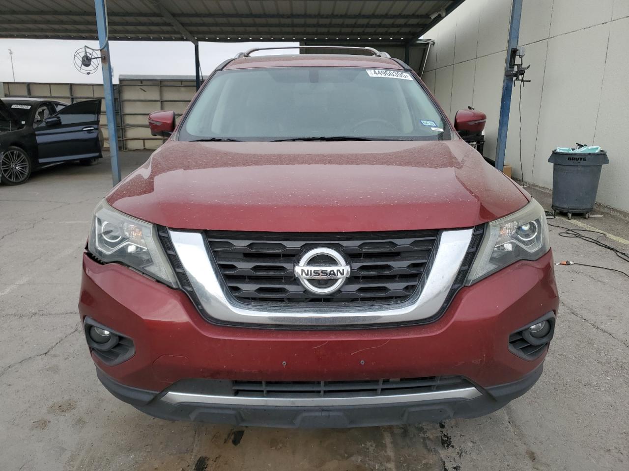2019 Nissan Pathfinder VIN 5N1DR2MN0KC594756 Copart auction photo, side / front end damage thumbnail 5