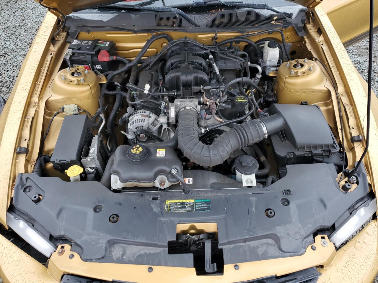 2010 Ford Mustang VIN 1ZVBP8ANXA5140880 Copart auction photo, front end / rear end damage thumbnail 11