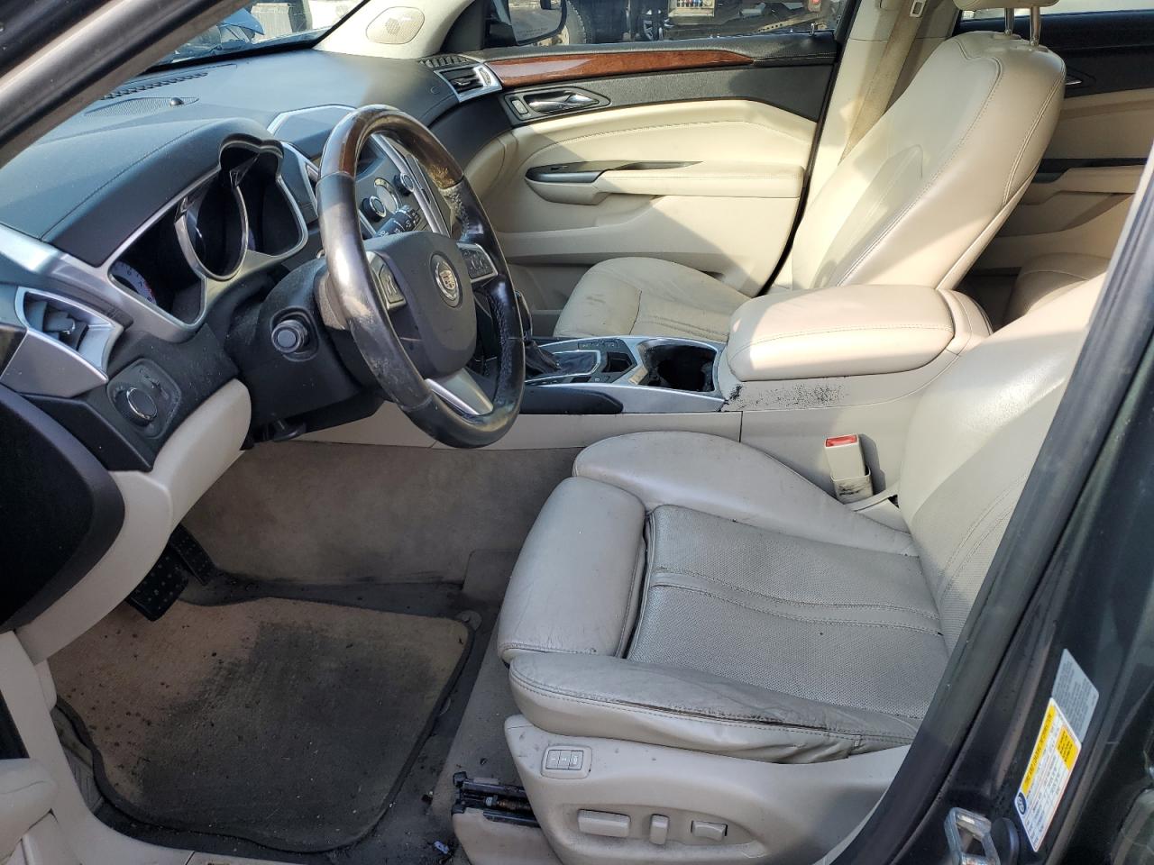 2012 Cadillac SRX VIN 3GYFNDE31CS576337 Copart auction photo, front end / side damage thumbnail 7