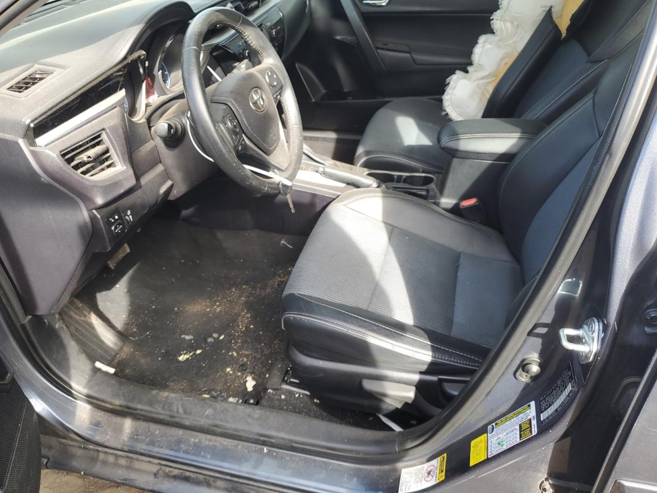 2014 Toyota Corolla VIN 2T1BURHE5EC114302 Copart auction photo, side damage thumbnail 7