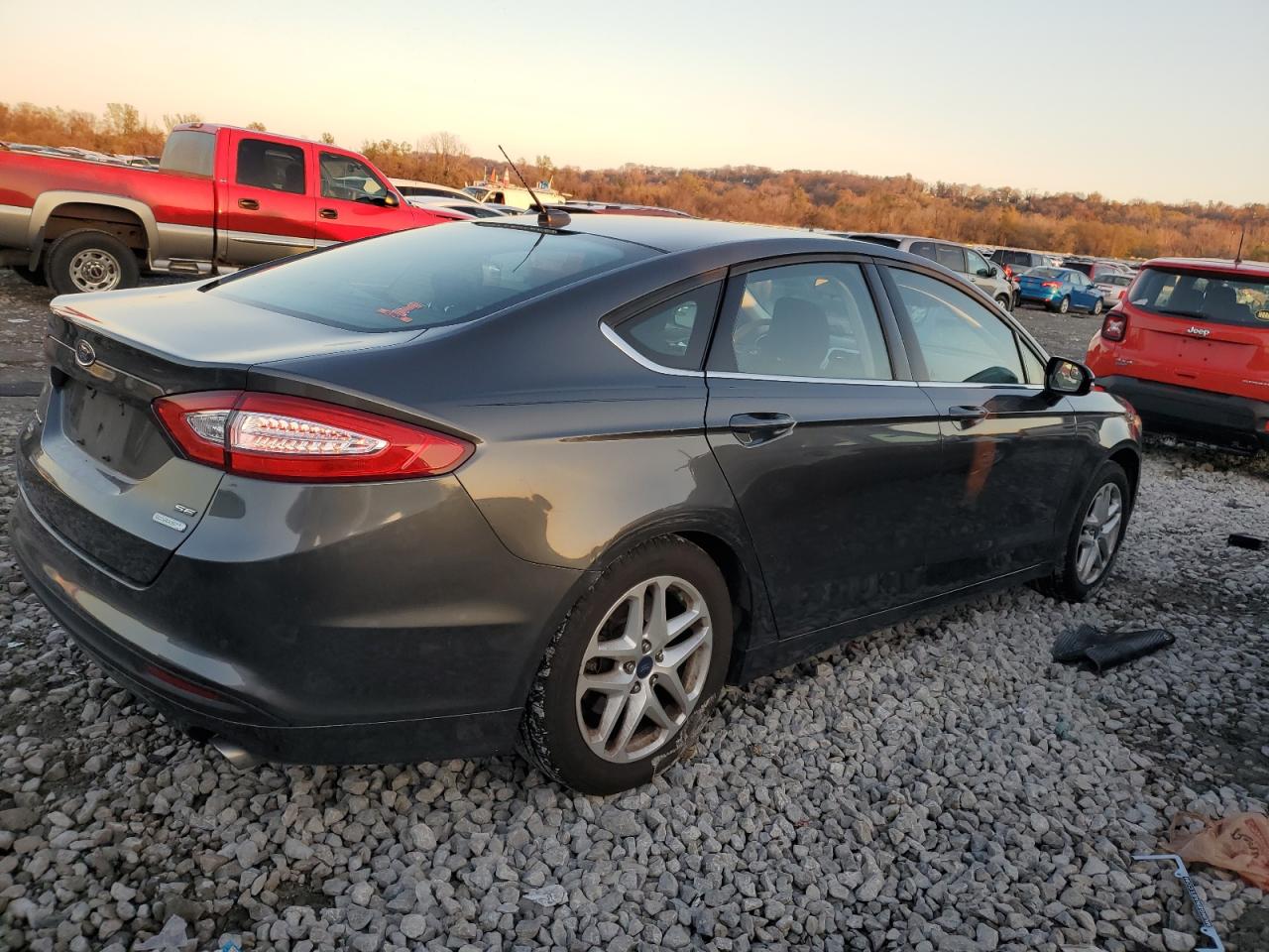 2016 Ford Fusion VIN 3FA6P0HD3GR214445 Copart auction photo, side damage thumbnail 3