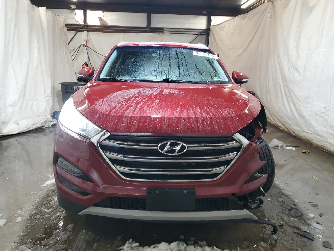 2018 Hyundai Tucson VIN KM8J3CA21JU818954 Copart auction photo, side / front end damage thumbnail 5