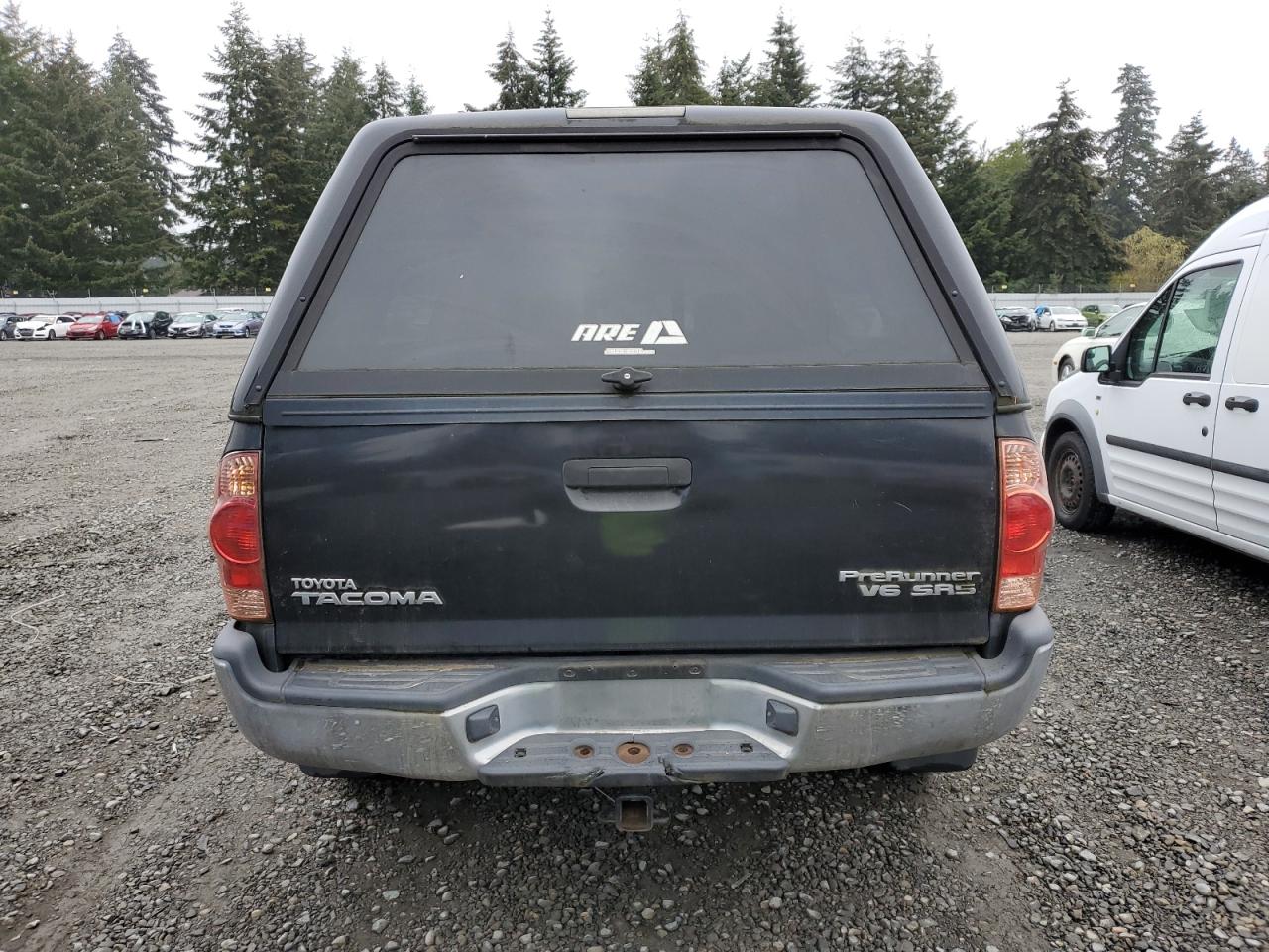 2008 Toyota Tacoma VIN 5TETU62N38Z550706 Copart auction photo, front end / side damage thumbnail 6