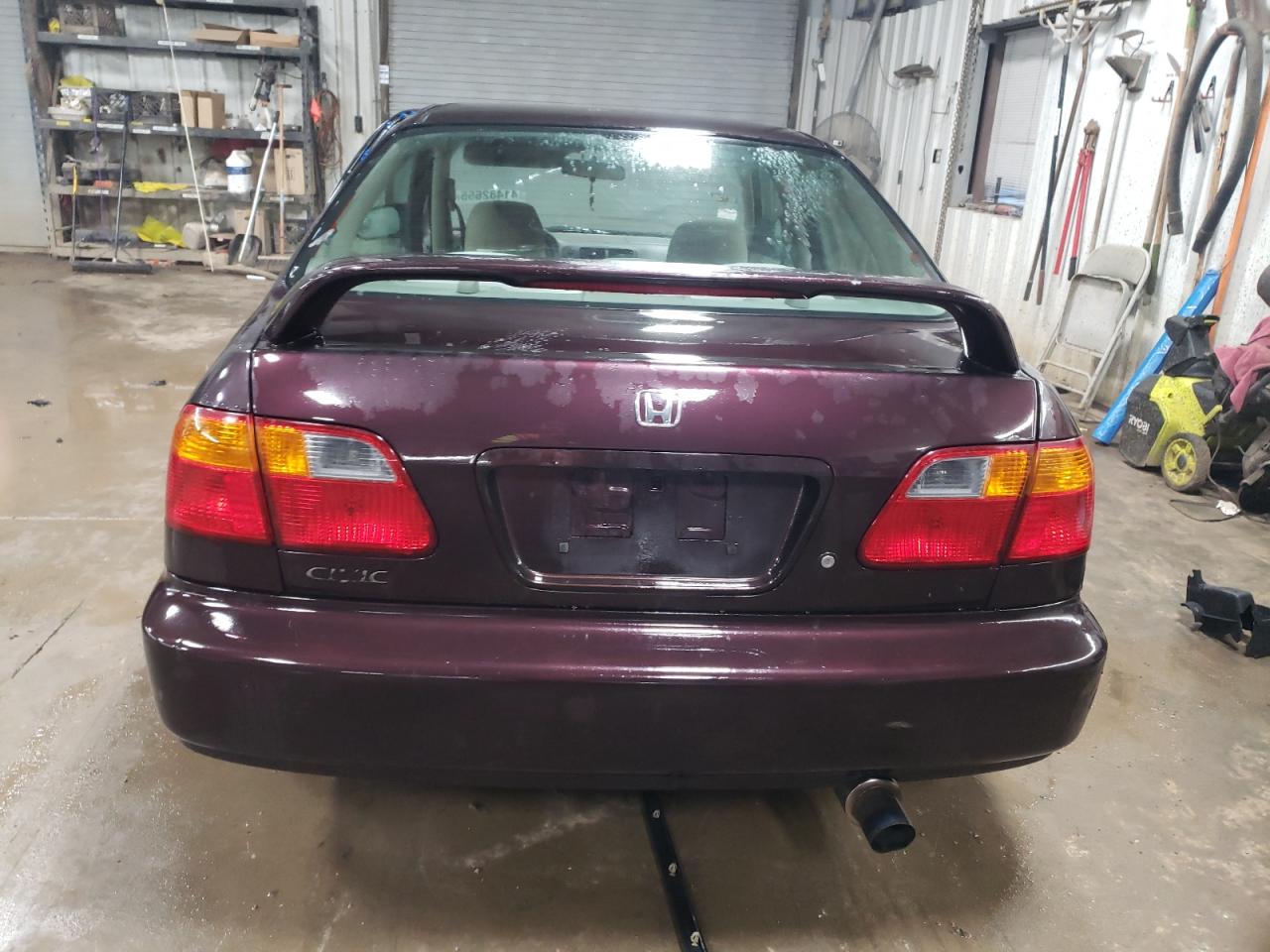 2000 Honda Civic VIN 1HGEJ6678YL026979 Copart auction photo, side / front end damage thumbnail 6
